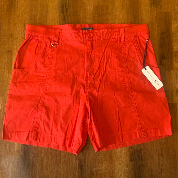 Caribbean Joe Pants - Caribbean Joe NWT Shorts 10 Red Pockets